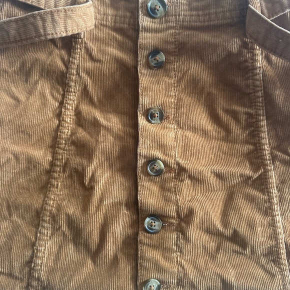 American Eagle Outfitters Tan Corduroy Mini Skirt sz 00 - Picture 2 of 4